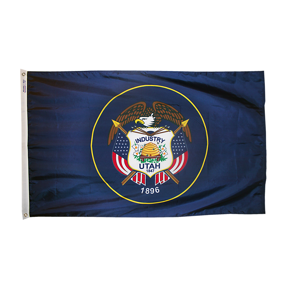 Utah State Flags On Embassy Flag, Inc.